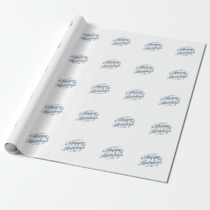 Prettig Vakantiefeest Kerstmis Familie Nieuwjaar Cadeaupapier