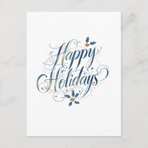 Prettig Vakantiefeest Kerstmis Familie Nieuwjaar Feestdagenkaart