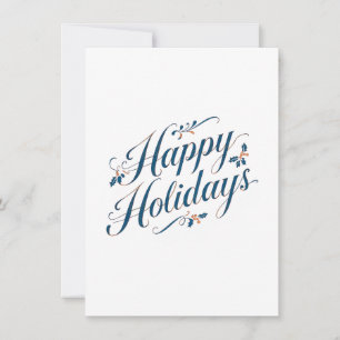 Prettig Vakantiefeest Kerstmis Familie Nieuwjaar Feestdagenkaart