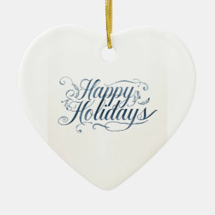 Prettig vakantiefeest Kerstmis Familie Nieuwjaar Keramisch Ornament