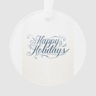 Prettig Vakantiefeest Kerstmis Familie Nieuwjaar Ornament
