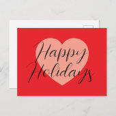 Prettig Vakantiefeest Vrolijk Kerstfeest Vakantiet Briefkaart (Voorkant / Achterkant)