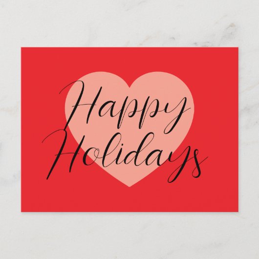 Prettig Vakantiefeest Vrolijk Kerstfeest Vakantiet Briefkaart (Voorkant)