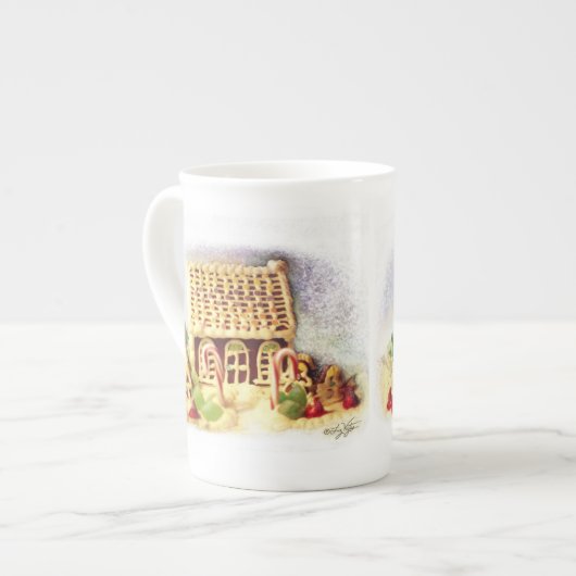 Prettig Vakantiehuis van Gemberkoek China Mok (Links)
