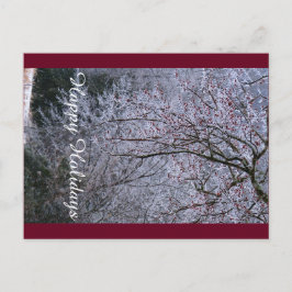 Prettig vakantieseizoen ansichtkaart feestdagenkaart