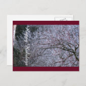 Prettig vakantieseizoen ansichtkaart feestdagenkaart (Voorkant / Achterkant)