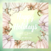 Prettig Vakantieseizoen Herfstpompoenen Raamsticker (Vel 3)