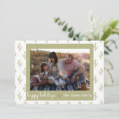 Prettig vakantiezeil Desert Print Wenskaart Feestdagenkaart (Staand voorkant)