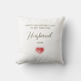 Prettig Valentijnsdag aan mijn geweldige man Kussen