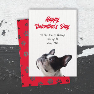 Prettig Valentijnsdag Boston Terrier Kaart