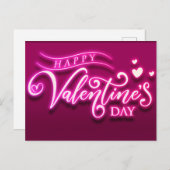 Prettig Valentijnsdag   Briefkaart (Voorkant / Achterkant)