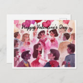 Prettig Valentijnsdag Briefkaart (Voorkant / Achterkant)