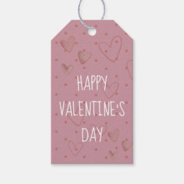 Prettig Valentijnsdag Cadeaulabel