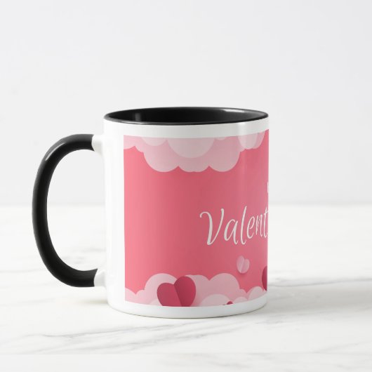 Prettig Valentijnsdag Cute Hart Mok (Links)
