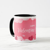 Prettig Valentijnsdag Cute Hart Mok (Voorkant links)
