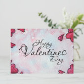 Prettig Valentijnsdag Feestdagenkaart (Staand voorkant)