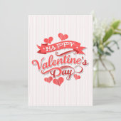 Prettig Valentijnsdag  Feestdagenkaart (Staand voorkant)