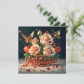 Prettig Valentijnsdag Feestdagenkaart (Staand voorkant)