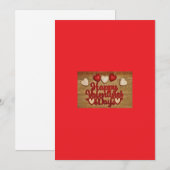 Prettig Valentijnsdag Feestdagenkaart (Voorkant / Achterkant)