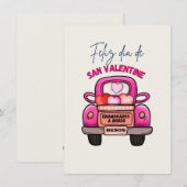 prettig  valentijnsdag feestdagenkaart (Voorkant / Achterkant)