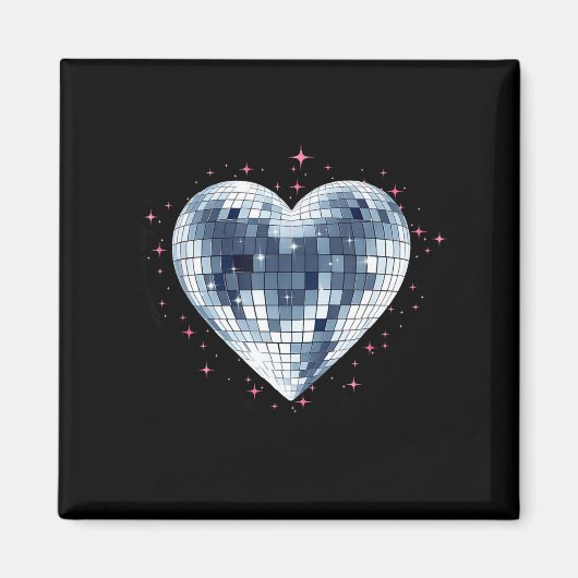 Prettig Valentijnsdag Funny Coquette Diamanten Dis Magneet (Voorkant)