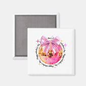 Prettig Valentijnsdag Funny Coquette Disco Bal Gi Magneet (Voorkant / Achterkant)