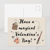 Prettig Valentijnsdag gewenst Briefkaart (Voorkant / Achterkant)