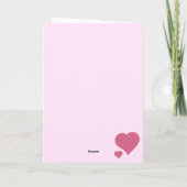 Prettig Valentijnsdag Glitter Kaart (Achterkant)