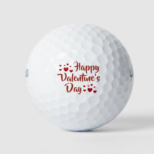 Prettig Valentijnsdag Golfballen (Voorkant)