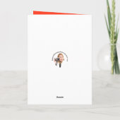 Prettig Valentijnsdag Grappige Kat met Hart Humor Feestdagen Kaart (Achterkant)