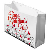 Prettig Valentijnsdag Groot Cadeauzakje (Voorkant Gekanteld)