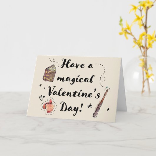 Prettig Valentijnsdag Kaart (Gele Bloem)