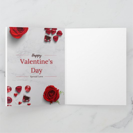 Prettig Valentijnsdag Kaart (Binnen)