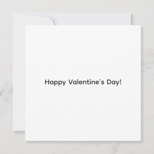 Prettig Valentijnsdag Kaart (Achterkant)