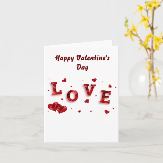 Prettig Valentijnsdag Kaart (Gele Bloem)