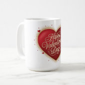 Prettig Valentijnsdag Koffiemok (Voorkant links)