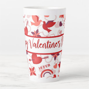 Prettig Valentijnsdag Latte Mok