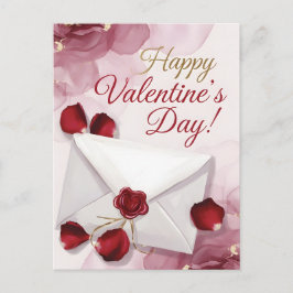 Prettig Valentijnsdag! Liebesbrief Feestdagenkaart