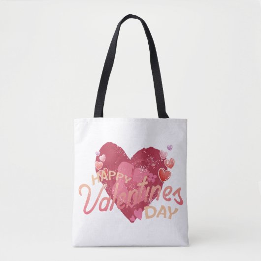 Prettig Valentijnsdag - liefde en knuffels Tote Bag (Voorkant)