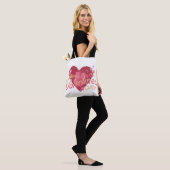 Prettig Valentijnsdag - liefde en knuffels Tote Bag (Op model)