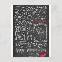 Prettig Valentijnsdag - Liefdeskrijtbord