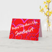 Prettig Valentijnsdag Liefje Romantische kaart (Gele Bloem)