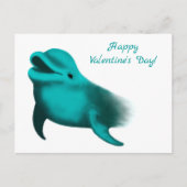 Prettig Valentijnsdag - Lucky Dolphin Feestdagenkaart (Voorkant)