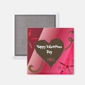 Prettig Valentijnsdag Magneet (Voorkant / Achterkant)