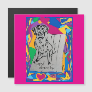 Prettig Valentijnsdag Magnetische Kaart