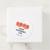 Prettig Valentijnsdag met hartkoppel Bedankjes Labels (In situ)