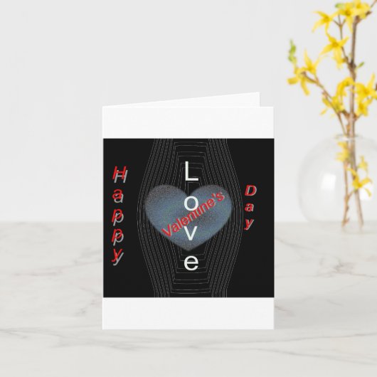 Prettig Valentijnsdag met liefde Kaart (Gele Bloem)