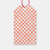 Prettig Valentijnsdag met rode hart Cadeaulabel (Achterkant)