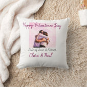 Prettig Valentijnsdag moderne kussen liefde voeg n (Deken)