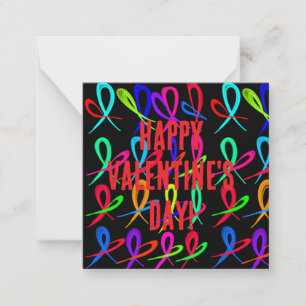 Prettig Valentijnsdag  Notitiekaartje